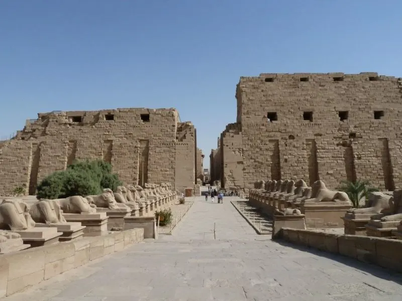 Karnak Temple explored during Egypt Xmas holidays